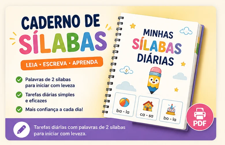 Caderno de Sílabas